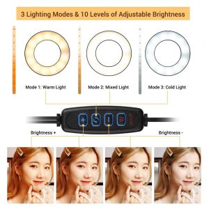 2 in 1 Led Selfie Ringlight for Live Stream - Image 4