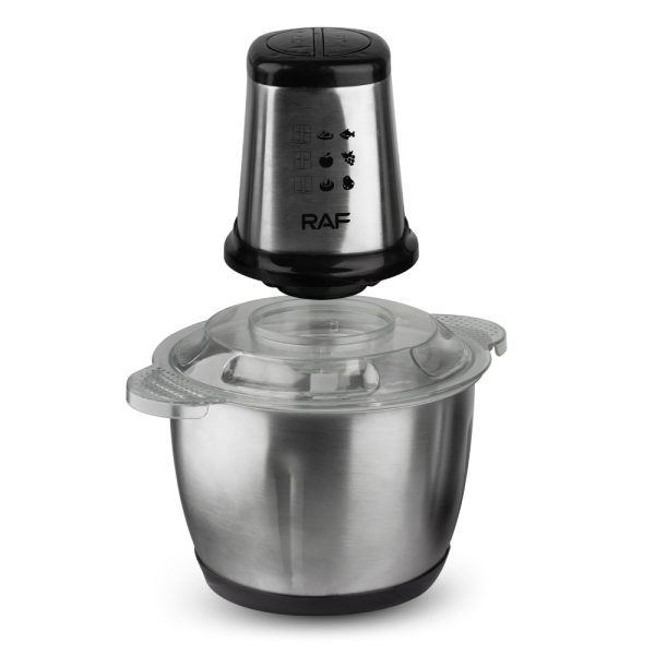 Stainless Steel Mini Electric Food Processor - Image 2