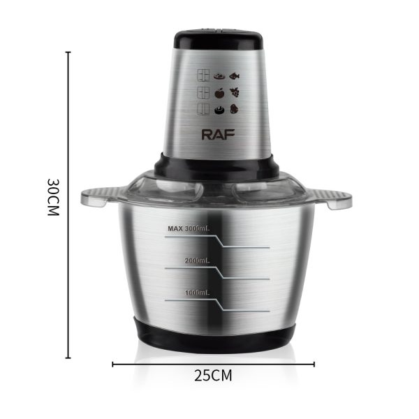Stainless Steel Mini Electric Food Processor - Image 3