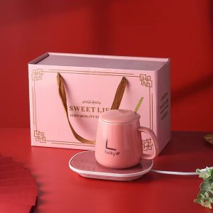 Ceramic Coffee Mug And Heating Pad