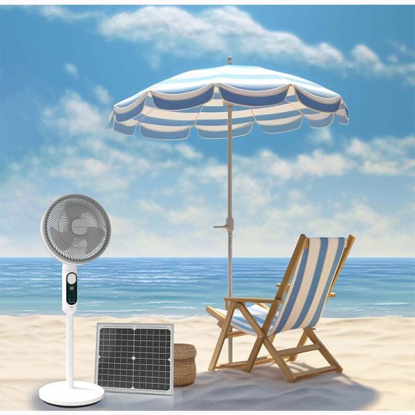 Dual Use Air Circulation Fan With Solar Panel - Image 4