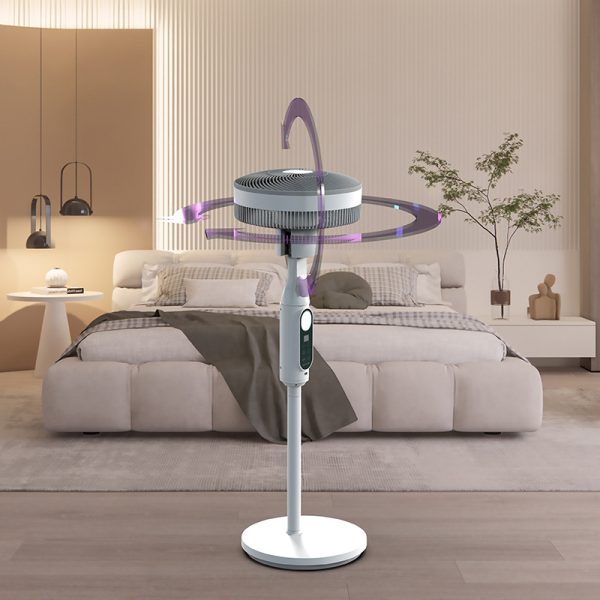 Dual Use Air Circulation Fan With Solar Panel - Image 5