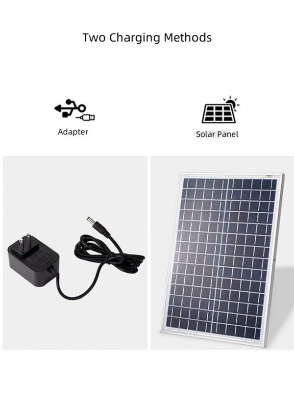 Dual Use Air Circulation Fan With Solar Panel - Image 2